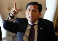 Tersangka kasus korupsi KTP elektronik Setya Novanto saat jadi Ketua DPR RI (Foto: Humas DPR).