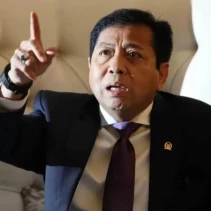 Tersangka kasus korupsi KTP elektronik Setya Novanto saat jadi Ketua DPR RI (Foto: Humas DPR).