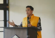 Herianto, Ketua AMPG NTB saat kegiatan Pendidikan Politik Muda
