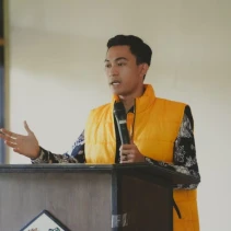 Herianto, Ketua AMPG NTB saat kegiatan Pendidikan Politik Muda