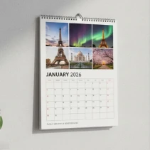 Tamplate Kalender 2026, Format CDR