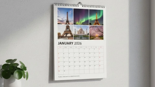 Tamplate Kalender 2026, Format CDR