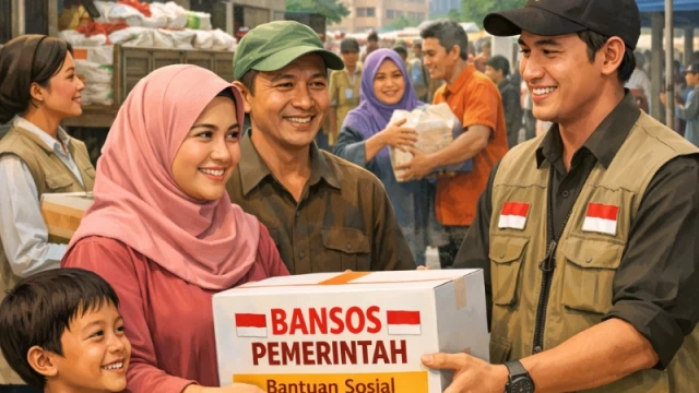 Ilustrasi Penerima Bansos Pemerintah (Gemini AI)