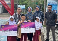 BRI Cabang Praya Salurkan PIP bagi Siswa SD, SMP dan SMA di SMA Negeri 4 Praya