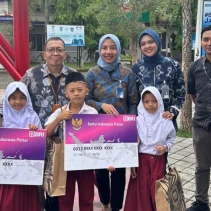 BRI Cabang Praya Salurkan PIP bagi Siswa SD, SMP dan SMA di SMA Negeri 4 Praya