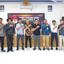 PDB Lombok Tengah saat melakukan audiensi dengan KPU Lombok Tengah (Dok. Istimewa / Herwan)