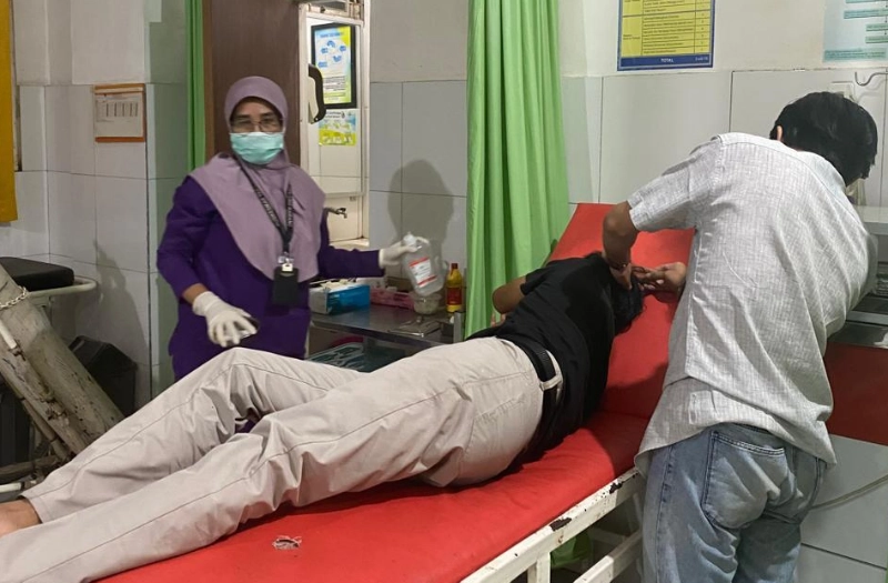 Salah satu anggota KPUM UIN Mataram Mendapatkan perawatan intensif setelah mengalami pengeroyokan 