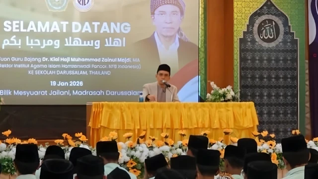 TGB Saat di Darussalam School, Narathiwat, Thailand Selatan (Dok. Ist / Tangkapan Layar Instagram @tuangurubajang)