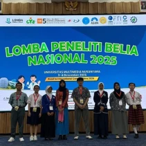 Momen Awarding Night LPB Nasional 2025 di Universitas Multimedia Nusantara