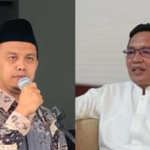 Sekretaris PCNU Lombok Timur, H. Suardi, SH, M.PdI (Kanan) dan Ketua Umum YPH PPD NWDI Pancor, Dr. HM. Djamaluddin (Kiri)