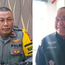 Wakapolres Bima Kota Kompol Herman, SH. dan Asisten Pidana Umum Kejati NTB, Irwan Setiawan Wahyuhafi