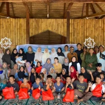 Bentala Sosial Al Mujahidin menggelar kegiatan saFUNri Ramadhan di kawasan Gubuk Miskin, Desa Puncak Jeringo, Kecamatan Suwela, Lombok Timur.