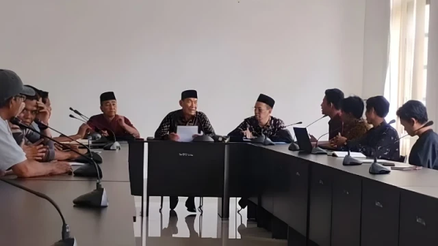 Muda Mandalika saat audiensi di gedung DPRD Lombok Timur