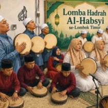 Majlis Ta'lim Darunnajah Al-Irsyadi Mamben gelar Lomba Hadrah Al-Habsyi se-Lombok Timur.