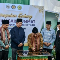 Peresmian Rumah Sakit UMMAT PKU Muhammadiyah Lombok Timur oleh Mendikdasmen, Abdul Mu'ti bersama jajaran pemerintah dan Muhammadiyah (Dok. istimewa)