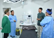 Bupati dan Ketua Baznas RI meninjau RSUD Lombok Timur. (doc. Istimewa)