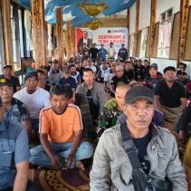 LSM Garuda Indonesia menggelar kegiatan silaturahmi anggota.