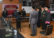 Pelantikan Kadis Kelautan (doc.istimewa)