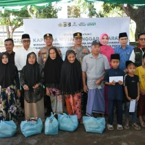 Kapolda NTB dan Bupati Lotim Serahkan Santunan (doc.istimewa)
