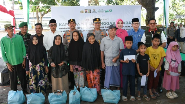 Kapolda NTB dan Bupati Lotim Serahkan Santunan (doc.istimewa)
