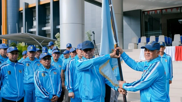Pelepasan Kontingen Lotim Porprov NTB (doc.istimewa)