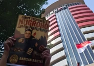 Demo BRSK di Depan Gedung KPK Desak Usut Dugaan Korupsi di Telkomsel dan Tangkap Dirut Nugroho