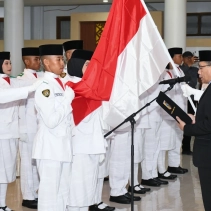 32 Paskibraka Kabupaten Lotim Resmi Dikukuhkan (doc.istimewa)