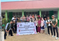 KKP UIN Mataram Kelompok 186 Gelar Sosialisasi Bahaya Rokok, Narkoba, dan Cek Kesehatan Gratis di Ponpes Al-Ikhwan Sesait