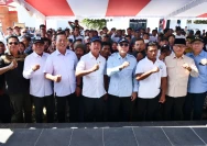 Kunker 3 Menteri di Ekas (doc.istimewa)