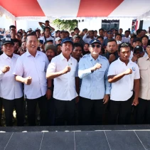 Kunker 3 Menteri di Ekas (doc.istimewa)