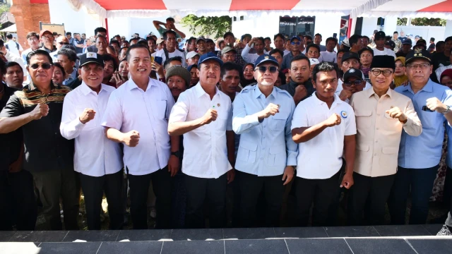 Kunker 3 Menteri di Ekas (doc.istimewa)