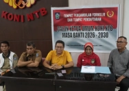 TPP memberikan keterangan terkait hasil verifikasi bakal calon Ketua KONI NTB periode 2026-2030.