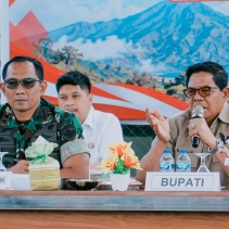 Bupati Lombok Timur bersama Dandim bahas KDKMP ( doc.istimewa)