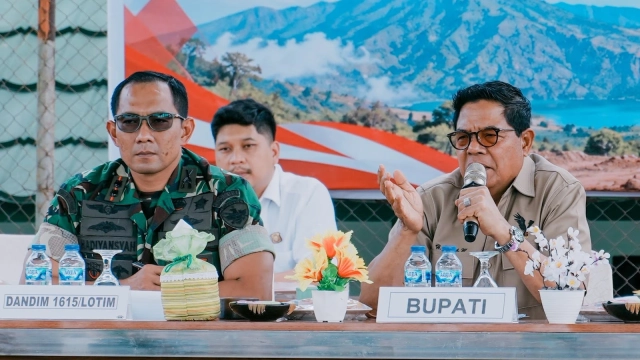 Bupati Lombok Timur bersama Dandim bahas KDKMP ( doc.istimewa)
