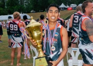 Lalu Sukran Berhasil membawa Tim Indonesia Volcanoes Juara AFL Asian Championship 2026 di Thailand.